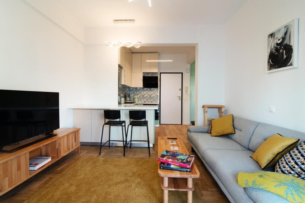 Luxury 1-Bedroom Apartment By The Sea In アテネ エクステリア 写真